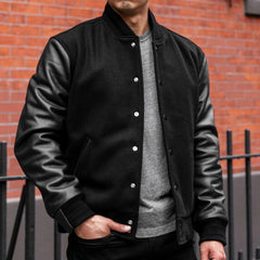 Varsity Jacket | Black