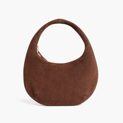 Mini Crescent | Chocolate Suede
