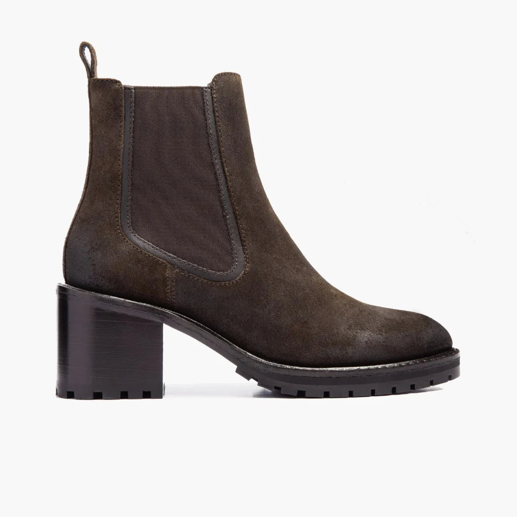 [W] Knockout | Dark Olive Suede
